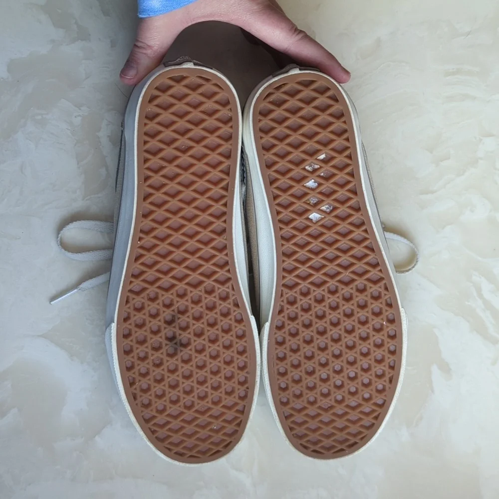 Vans Ward Lo Sneakers Taupe Marshmallow Beige, Women's 9 - Picture 5 of 8